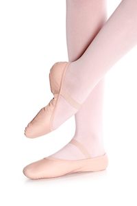 So Danca Leather Full Sole Ballet Flat - Child