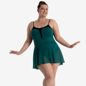 Leotards: Majestic Lines Theresa Skirt - Storm