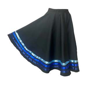 Skirts: PW Dancewear Character Skirt with Wide Ribbon – Blue