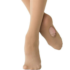 Ballet Tights: PW Micro Classics Convertible Tights - Child - Tan