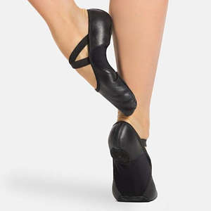 Mens: Capezio Hanami Leather Ballet Flats – Black (Adult)