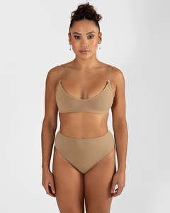 Under Garments: Clear Back Bra - Energetiks