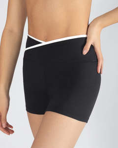 Leggings Shorts: Energetiks Colette Cross Front Short