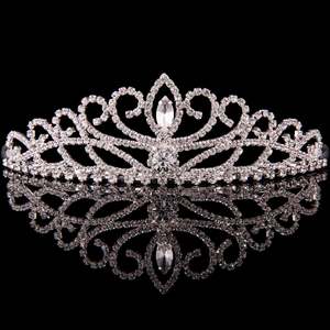 Mad Ally: Crystal Tiara - Large - Silver