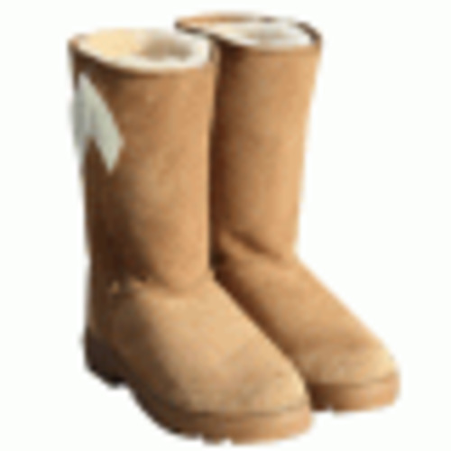 Jenny's Patch Sheepskin Boots