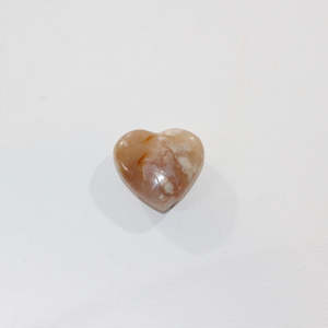 Crystals: Small Flower Agate heart