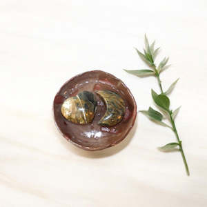 Nz Made Ceramics: Polychrome jasper crystal & ceramic pack