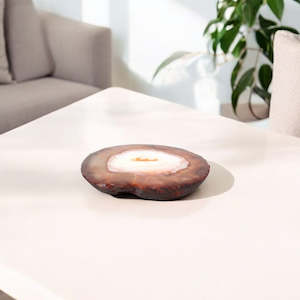 Gifts For Him: Large carnelian polished crystal slab