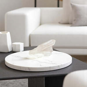 Lemurian multi-pointed quartz crystal