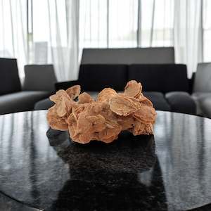 Large Crystals: Large Moroccan desert rose crystal cluster 9kg