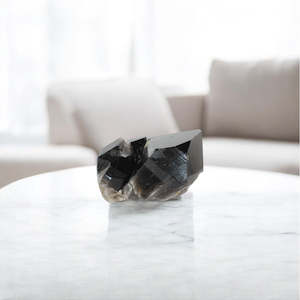 Large smoky quartz crystal clustered points 4.55kg