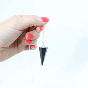 Shungite crystal pendulum
