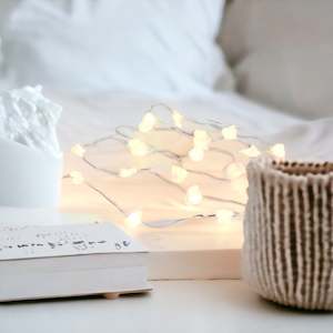 Accessories: Rose Quartz crystal fairy lights