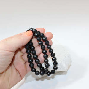 Shungite bead bracelet