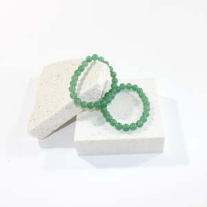 NZ-made green aventurine crystal bracelet