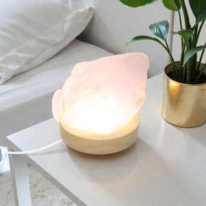 Rose quartz Crystal Lamp - Unconditional Love