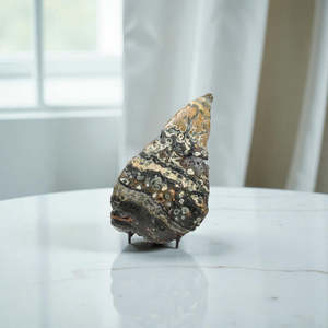 Ocean Jasper Slice on Stand