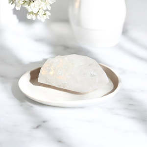 Clear quartz crystal point