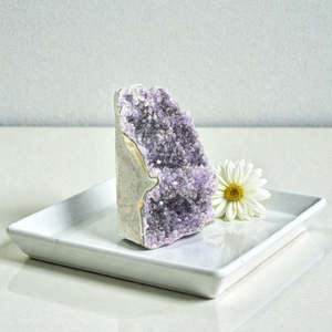 Amethyst crystal cluster