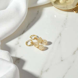 Citrine Hoop Earrings