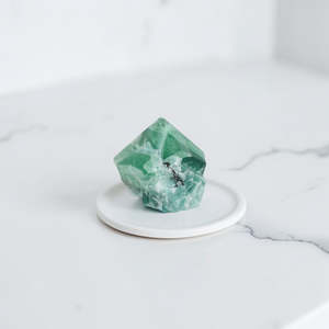 Crystals: Fluorite Green crystal point
