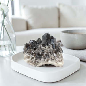 Smoky quartz crystal cluster - 1.6kg