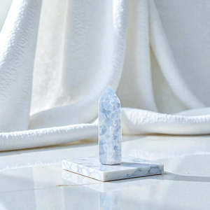 Gift Ideas Under 100: Blue Calcite tower crystal - Small