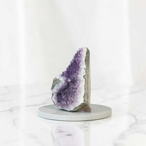 Amethyst crystal cluster