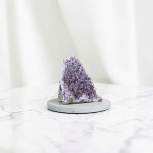 Amethyst crystal cluster