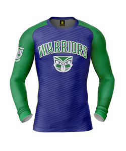 NRL 'Barrel' Rash Vest: NRL Warriors 'Barrel' Rash Vest