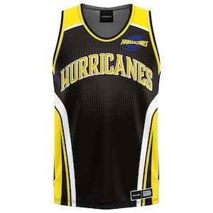 Hurricanes: NZ Hurricanes 'Hoops' Basketball Singlet - Youth