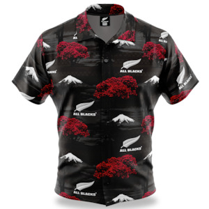 All Blacks 'Pohutukawa' Hawaiian Shirt