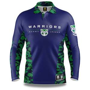 Nrl Nz Warriors: NRL Warriors 'Reef Runner' Fishing Shirt - Youth