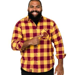 NRL Broncos 'Lumberjack' Flannel Shirt