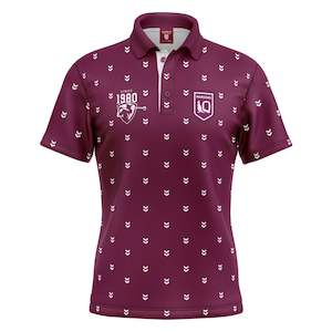 Qld Maroons: QLD Maroons 'Mulligan' Golf Polo
