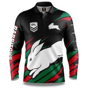 NRL Rabbitohs 'Ignition' Fishing Shirt - Adult