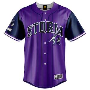 Nrl Storm: NRL Storm 'Slugger' Baseball Shirt