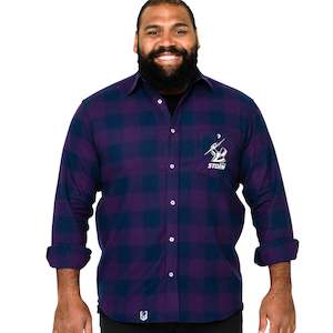 Nrl Storm: NRL Storm 'Lumberjack' Flannel Shirt