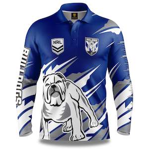 NRL Bulldogs 'Ignition' Fishing Shirt - Adult