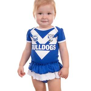 Nrl Bulldogs: NRL Bulldogs Girls Footysuit