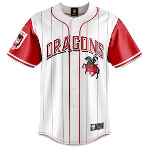 Nrl Dragons: NRL Dragons 'Slugger' Baseball Shirt