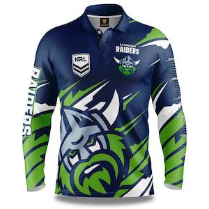 Nrl Raiders: NRL Raiders 'Ignition' Fishing Shirt - Adult