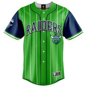 Nrl Raiders: NRL Raiders 'Slugger' Baseball Shirt