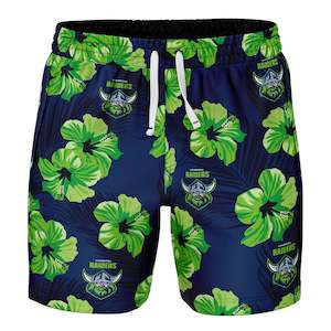 Nrl Raiders: NRL Raiders 'Aloha' Volley Swim Shorts