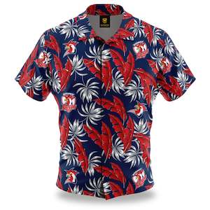 Nrl Roosters: NRL Roosters 'Paradise' Hawaiian Shirt