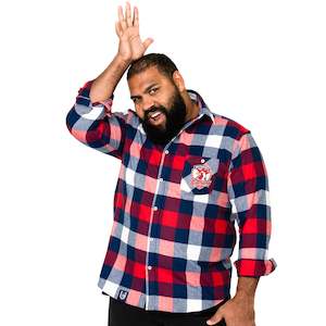 Nrl Roosters: NRL Roosters 'Lumberjack' Flannel Shirt