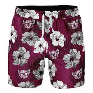 Nrl Sea Eagles: NRL Sea Eagles 'Aloha' Volley Swim Shorts