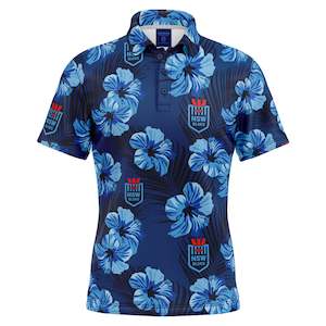 Nsw Blues: NSW Blues 'Aloha' Golf Polo