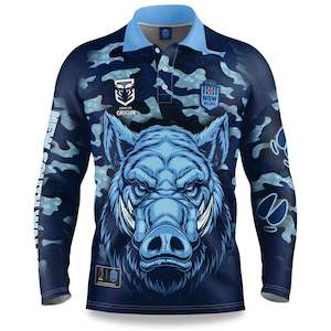 NSW Blues "Razorback" Outback Shirts - Adult