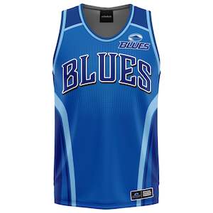 NZ Blues 'Hoops' Basketball Singlet - Adult
